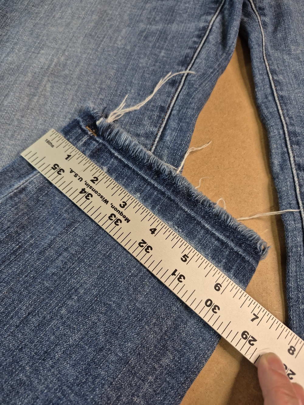 KUT from the Kloth Women's Distressed High-Rise Jeans - Medium Blue - Picture 2 of 12